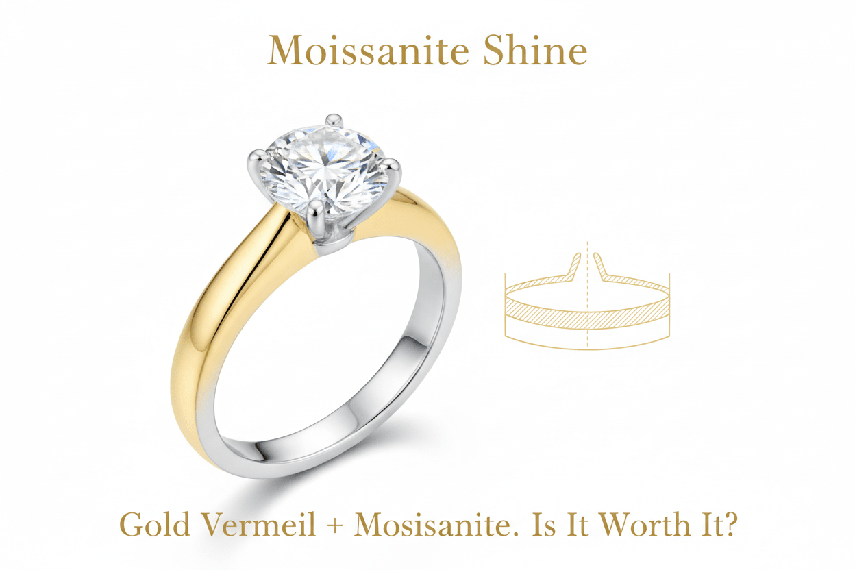 What Is Vermeil and Is It Good for Moissanite? The Complete Guide - Moissanite Shine
