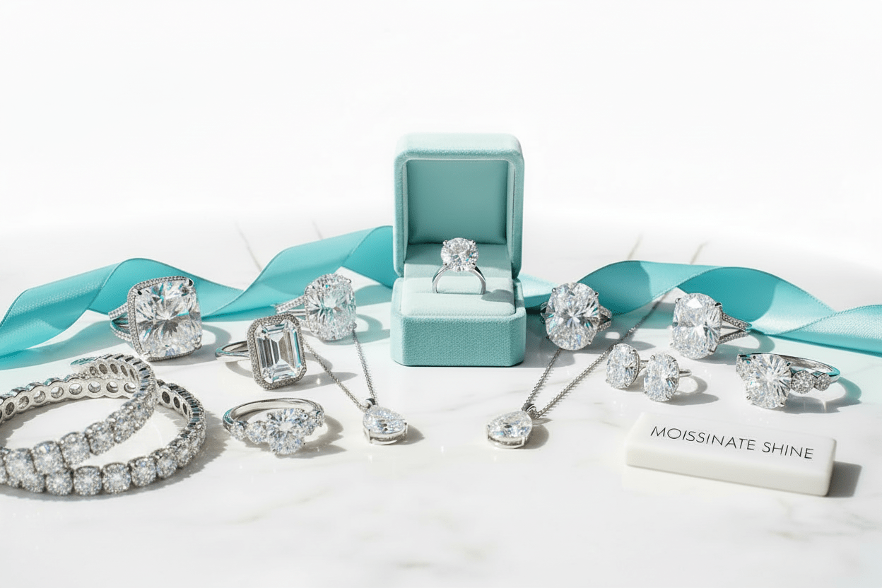 What Size Moissanite Looks Best? The Complete Visual Guide to Carat, Shape & Proportion - Moissanite Shine