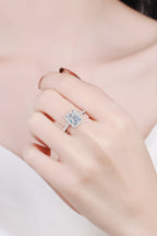 2ct Cushion Cut Moissanite Halo Engagement Ring VVS1 Flawless D Color GRA Certified - Moissanite Shine | RING | Moissanite Shine