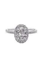 Luxury 2 Carat Oval Cut Moissanite Solitaire Engagement Ring – Flawless VVS1 D Color Modern Platinum Plated Premium Promise Wedding Anniversary Band (GRA Certified) | RING | Moissanite Shine