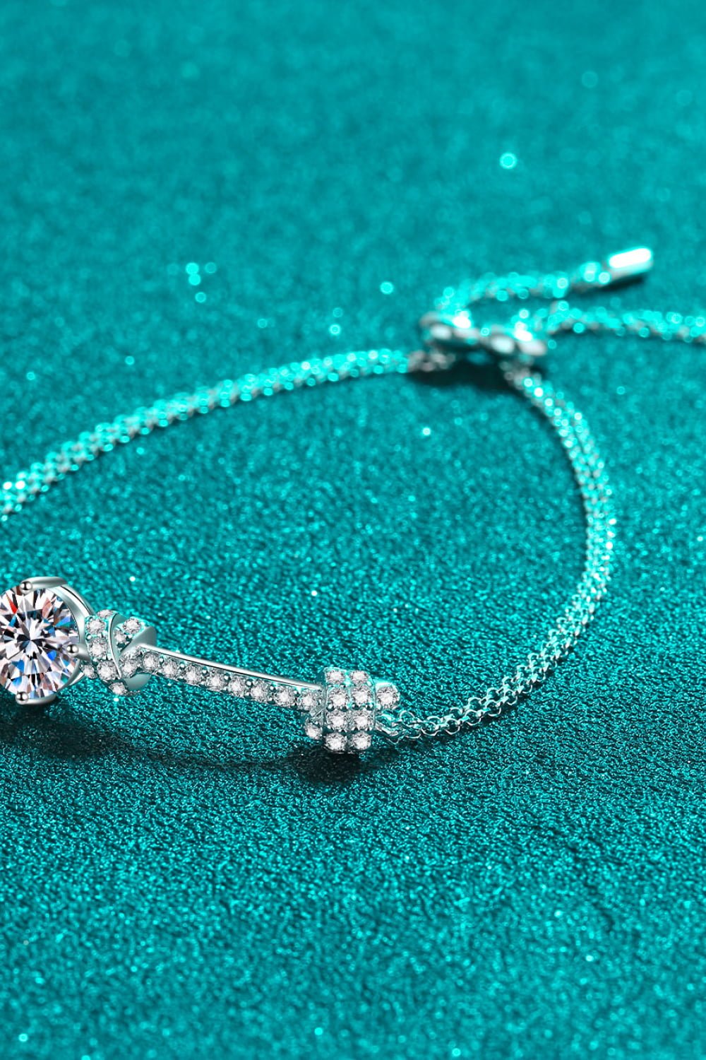 Elegant 2 Carat Round Moissanite Adjustable Bracelet – D Color VVS1 Premium Rhodium Plated Brilliant Charm Wristband (GRA Certified & Lifetime Warranty) | Bracelet | Moissanite Shine