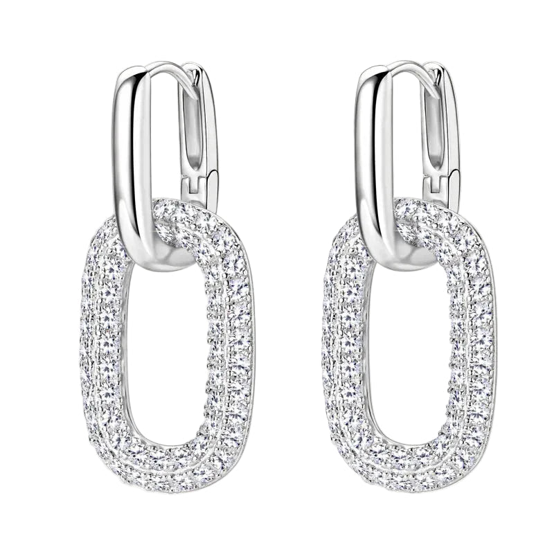 Luxury 2.16 TCW Round Brilliant Moissanite Elegant Stud Earrings – VVS1 D Color Modern Minimalist Premium White Gold & 18K Yellow Gold Plated Studs (GRA Certified) | Earrings | Moissanite Shine