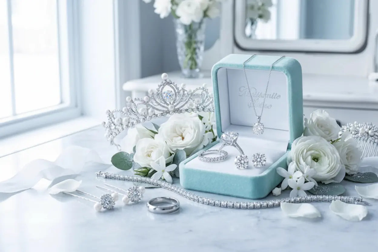 "Luxury D-color VVS1 brilliant-cut moissanite engagement ring by Moissanite Shine, featuring precision-engineered optical clarity and heavy-duty rhodium-plated sterling silver."