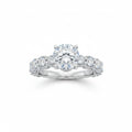 MoissaniteShine 2ct Round Cut D Color VVS1 Solitaire Engagement Ring GRA Certified | RING | Moissanite Shine