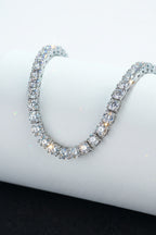 Royal Moissanite Tennis Necklace – 31.8 TCW Round Cut VVS1 D Color (GRA Certified) | Necklace | Moissanite Shine