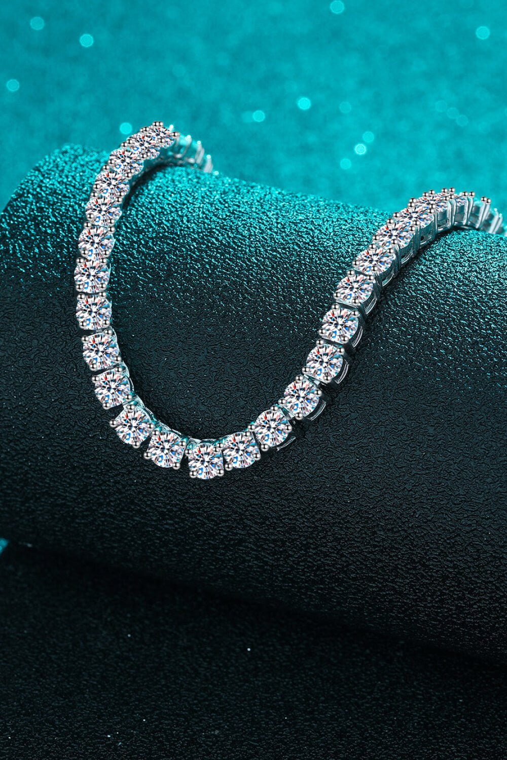 Royal Moissanite Tennis Necklace – 31.8 TCW Round Cut VVS1 D Color. | Necklace | Moissanite Shine