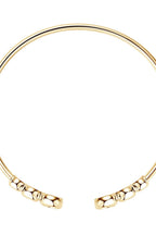 The Stella Open Bangle: A 1.8-Carat Round Cut VVS1 Moissanite Modern Cuff | Bracelet | Moissanite Shine