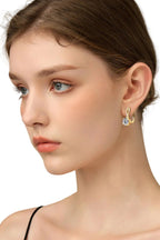 The Stellar Elegance: 4-Carat Total Weight Round Brilliant VVS1 Moissanite Stud Earrings | Bracelet | Moissanite Shine