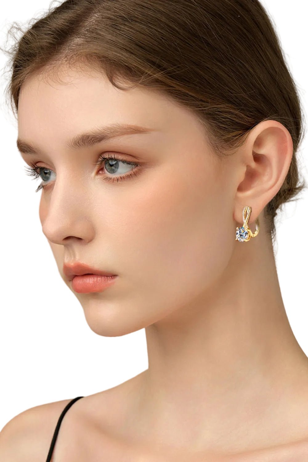 The Stellar Elegance: 4-Carat Total Weight Round Brilliant VVS1 Moissanite Stud Earrings | Bracelet | Moissanite Shine