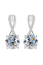 The Stellar Elegance: 4-Carat Total Weight Round Brilliant VVS1 Moissanite Stud Earrings | Bracelet | Moissanite Shine