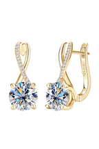 The Stellar Elegance: 4-Carat Total Weight Round Brilliant VVS1 Moissanite Stud Earrings | Bracelet | Moissanite Shine